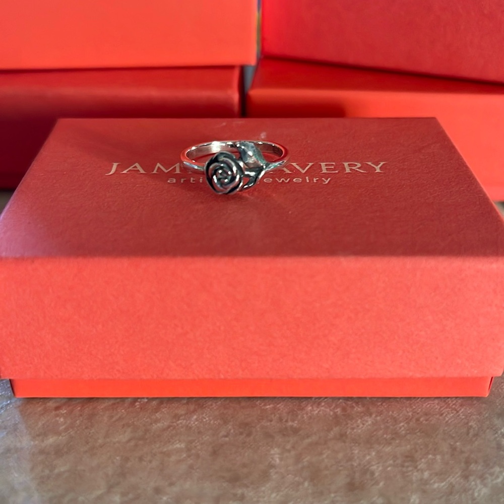 James Avery Rose Ring Size 6.5